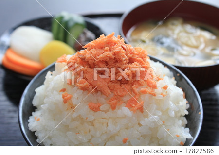 Rice cooked with shake flake Rice cooked with shake flake 17827586