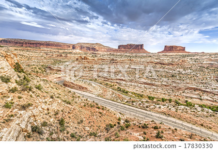 Stormy sky over Canyonlands National Park, Utah. 17830330