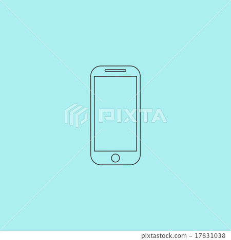 Mobile phone sign icon, vector illustration. - Stock Illustration ...