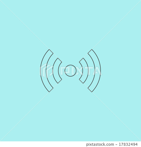 Vector Wi-Fi icon - Stock Illustration [17832494] - PIXTA
