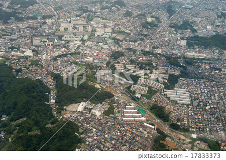 Aerial view of Honjo-dai station near Yokohama-shi Sakae-ku 17833373