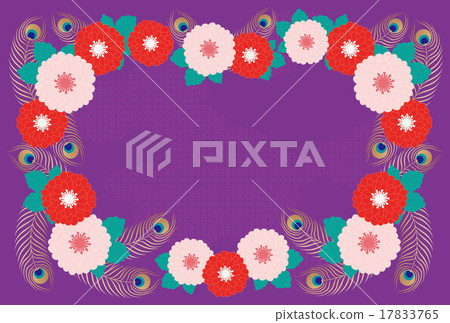 New year's card template & New Year's material 17833765