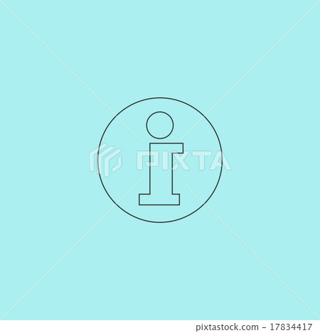 Information sign. Vector icon. Information sign. Vector icon. 17834417