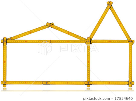 House - Wooden Folding Ruler House - Wooden Folding Ruler 17834640