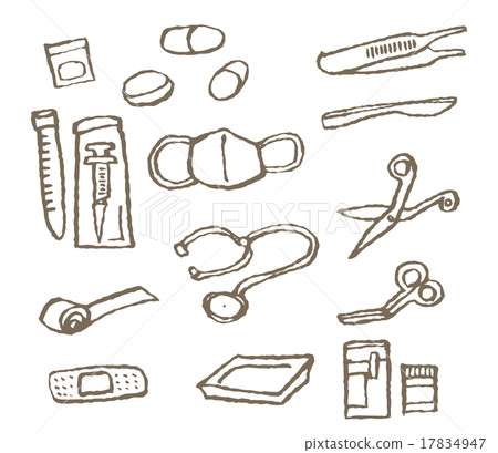Set of medical equipment 17834947