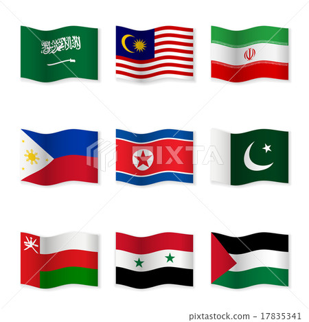 Waving Flags Of Different Countries 5 - Stock Illustration [17835341 ...