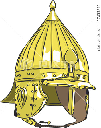 vector old Russian helmet 17835813