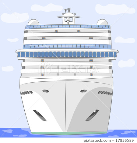 Vector. Cruise ship. Vector. Cruise ship. 17836589