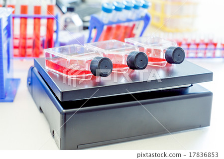 virology test tube with props and sample 17836853