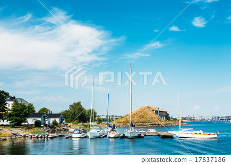 Yachts In Summer Day. Helsinki, Finland. Yachts In Summer Day. Helsinki, Finland. 17837186