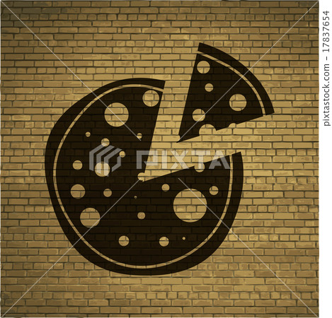 Photo camera diaphragm. Flat modern web button and 17837654