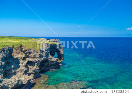 Okinawa prefecture Manza hair view 17838204