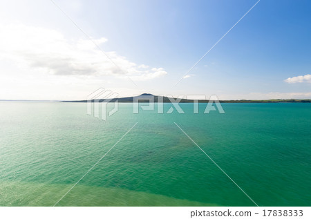 Rangitoto Island view from Mission Bay in Auckland 17838333