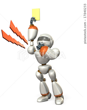 Robot that issues yellow card 17840233