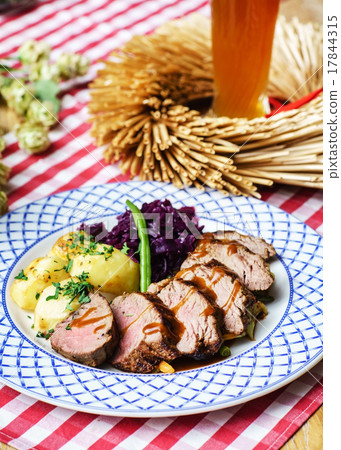 roasted beef with potatoes roasted beef with potatoes 17844315