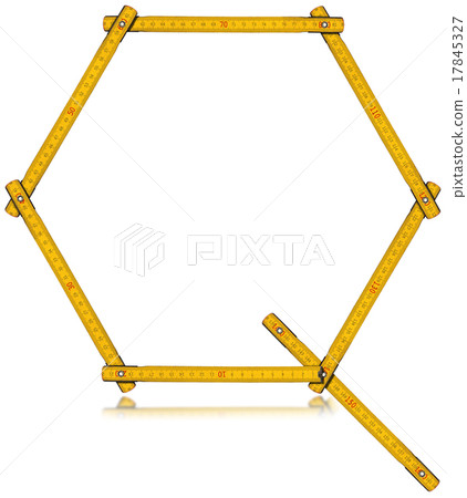 Font Q - Old Yellow Meter Ruler - Stock Illustration [17845327] - PIXTA