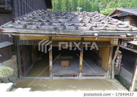 Nagano Prefecture Kiso-gun Nagisozo-cho Welfare house Nakasendo's lodging town Town Sagaya (town cultural property) 17849437