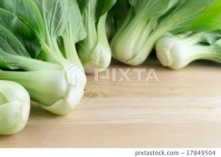 fresh organic choy on wood 17849504