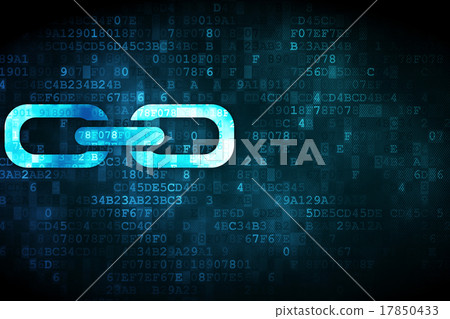 Web development concept: Link on digital - Stock Illustration [17850433 ...