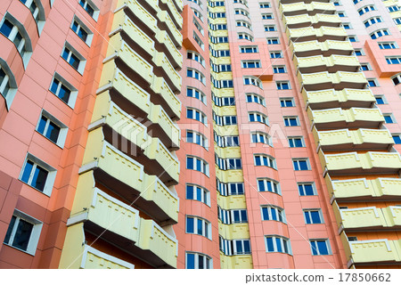 Modern multistory residential buildings in Moscow 17850662