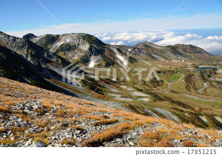 從立山山的Murodo山和Jodo山 17851215