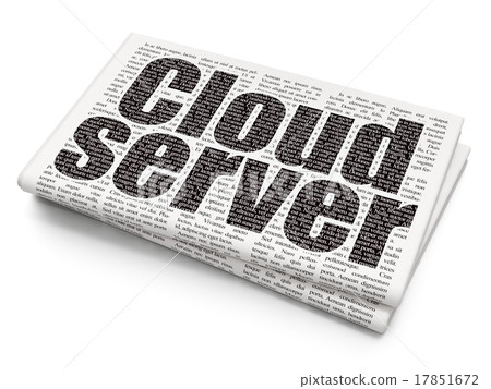Cloud technology concept: Cloud Server on Cloud technology concept: Cloud Server on 17851672