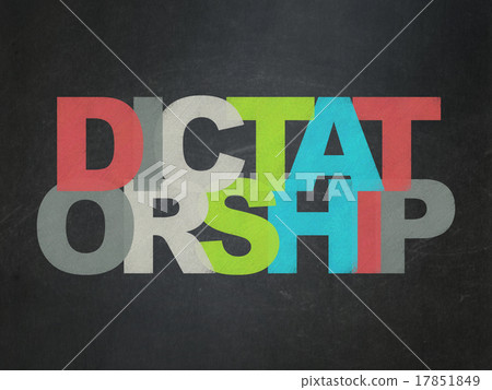 Politics concept: Dictatorship on School Board 17851849
