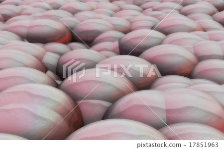3D Spheres skin cell 17851963