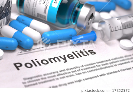 Diagnosis - Poliomyelitis. Medical Concept. Diagnosis - Poliomyelitis. Medical Concept. 17852572