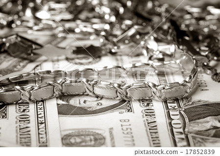 Jewelry and money concept Jewelry and money concept 17852839