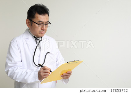 Doctor checking charts 17855722