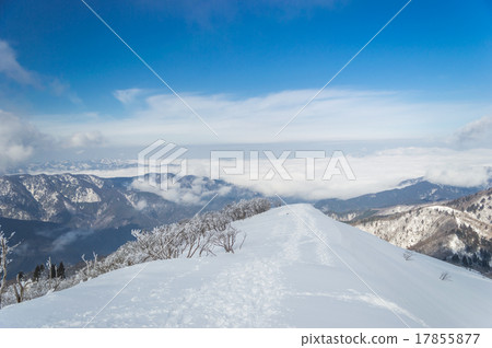 Snowy mountains in winter Snowy mountains in winter 17855877