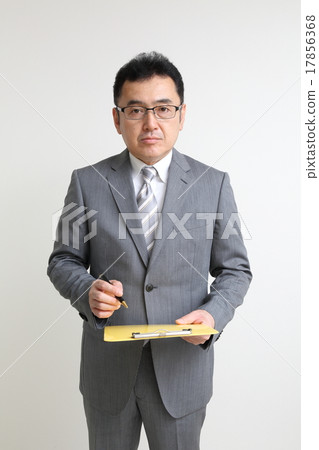 Senior businessman to inspect Senior businessman to inspect 17856368