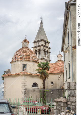 the church of St, Eustache, Dobrota. Montenegro the church of St, Eustache, Dobrota. Montenegro 17856739
