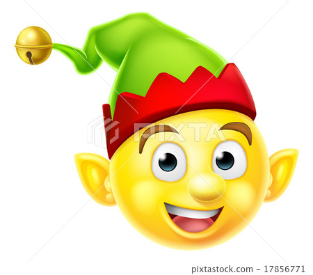 Christmas Elf Emoticon 17856771