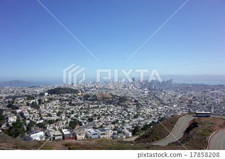雙峰的舊金山市 17858208