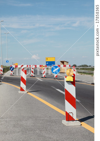 Highway in reconstruction 17858365