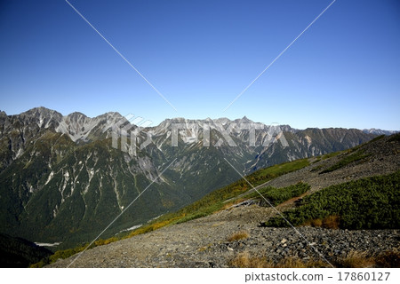 I saw it from a hill of meditation, Ikigatake (Photo: Location of meditation, Higashi-gatake hutte neighborhood) 17860127