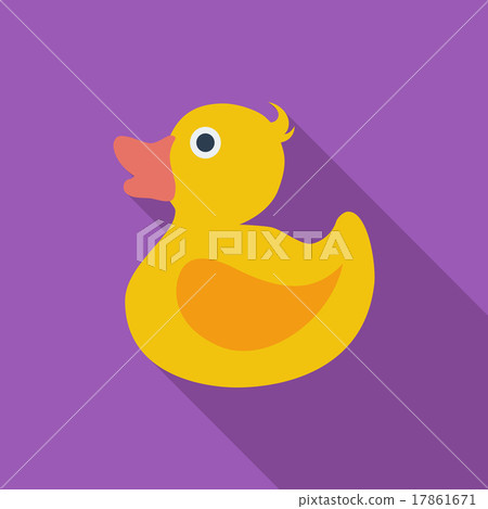 Duck flat icon 17861671