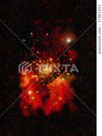 Star field in space and a nebulae 17861852