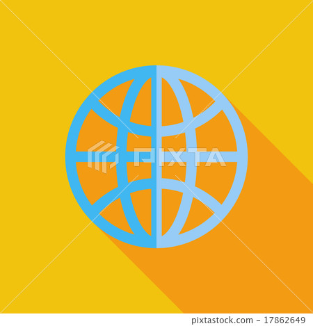 Earth flat icon. Earth flat icon. 17862649