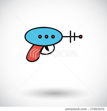 Gun toy icon. Gun toy icon. 17862650