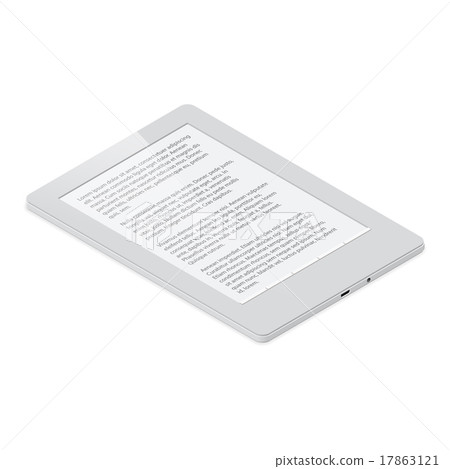 E-Book detailed isometric icon 17863121