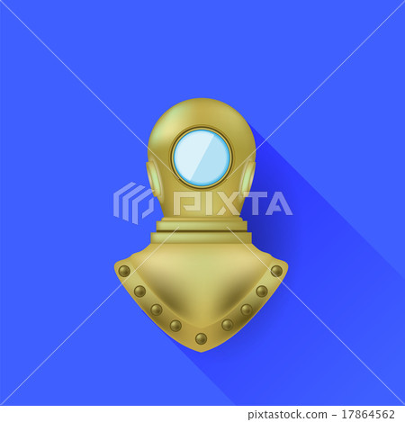 Old Metal Diving Helmet Old Metal Diving Helmet 17864562