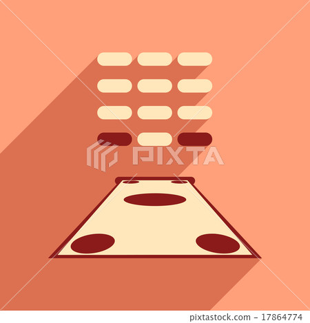 Flat with shadow icon money from an ATM Flat with shadow icon money from an ATM 17864774
