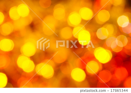 yellow and red flickering Christmas lights 17865344