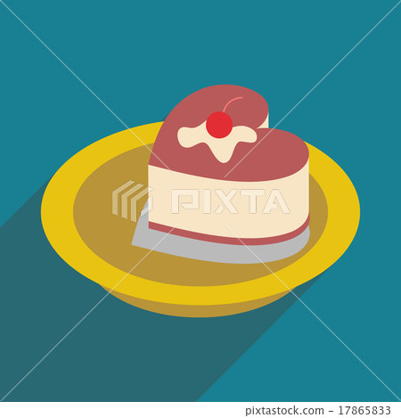 Flat with shadow icon and mobile application ice 17865833