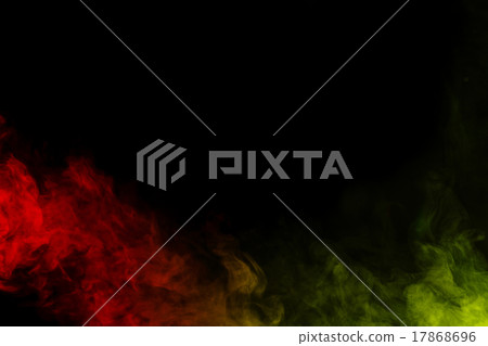 Abstract red and green smoke hookah Abstract red and green smoke hookah 17868696