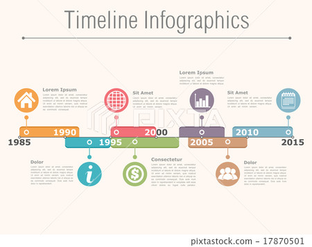 Timeline Infographics 17870501