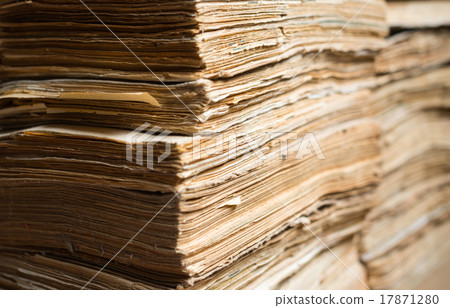 Old paper documents in the archive Old paper documents in the archive 17871280